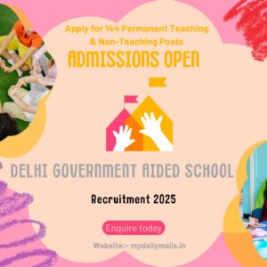 Delhi Government School Teacher Recruitment 2025