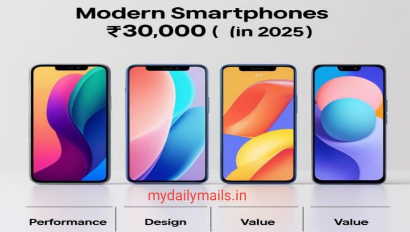 Top 4 Best Smartphones Under ₹30,000 in 2025: Performance, Design & Value Compared