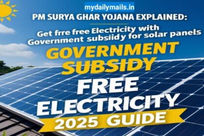 PM Surya Ghar Yojana Explained: Get Free Electricity with Government Subsidy for Solar Panels 2025