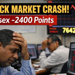 Indian Stock Market Falls Sharply Amid Global Tensions: Sensex and Nifty Witness Heavy Volatility